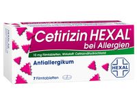 CETIRIZIN HEXAL Filmtabletten bei Allergien
