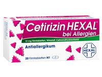 CETIRIZIN HEXAL Filmtabletten bei Allergien