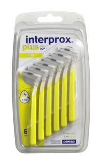 INTERPROX plus mini gelb Interdentalbürste